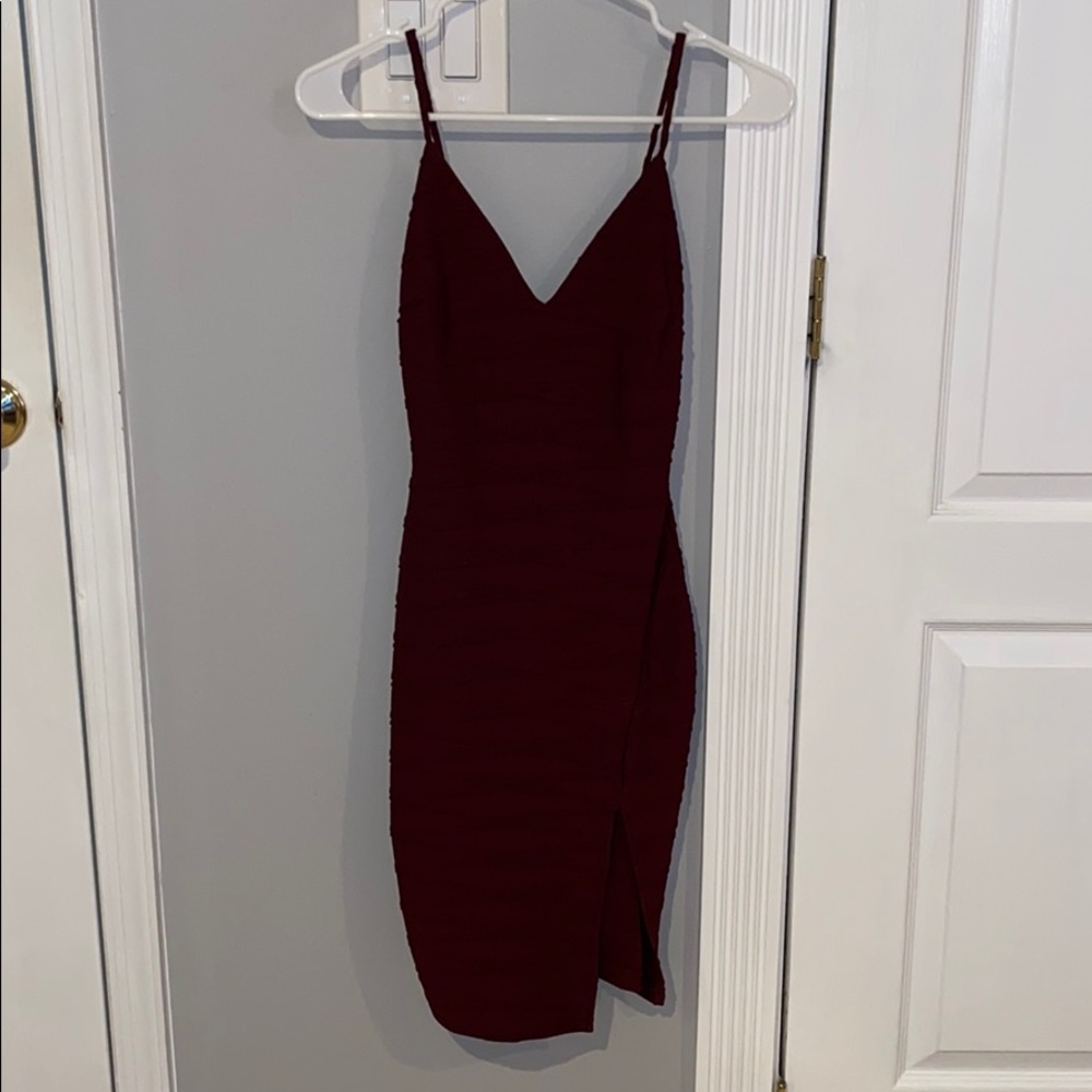 Windsor dress with slit